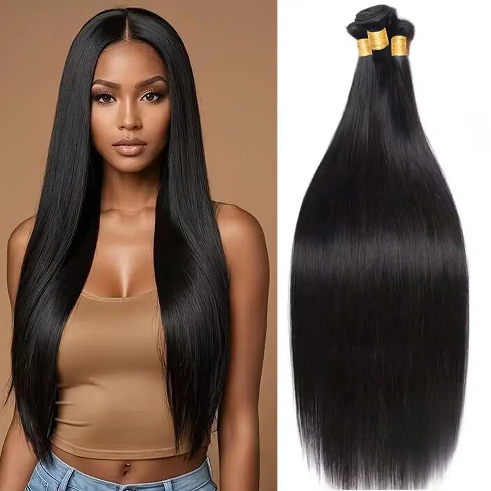 10A класс 3 пучка бразильских прямых человеческих волос натуральный черный 100% натуральные волосы Remy 14-30 дюймов мягкие шелковистые волосы для наращивания 
10A класс 3 пучка бразильских прямых человеческих волос натуральный черный 100% натуральные волосы Remy 14-30 дюймов мягкие шелковистые волосы для наращивания
