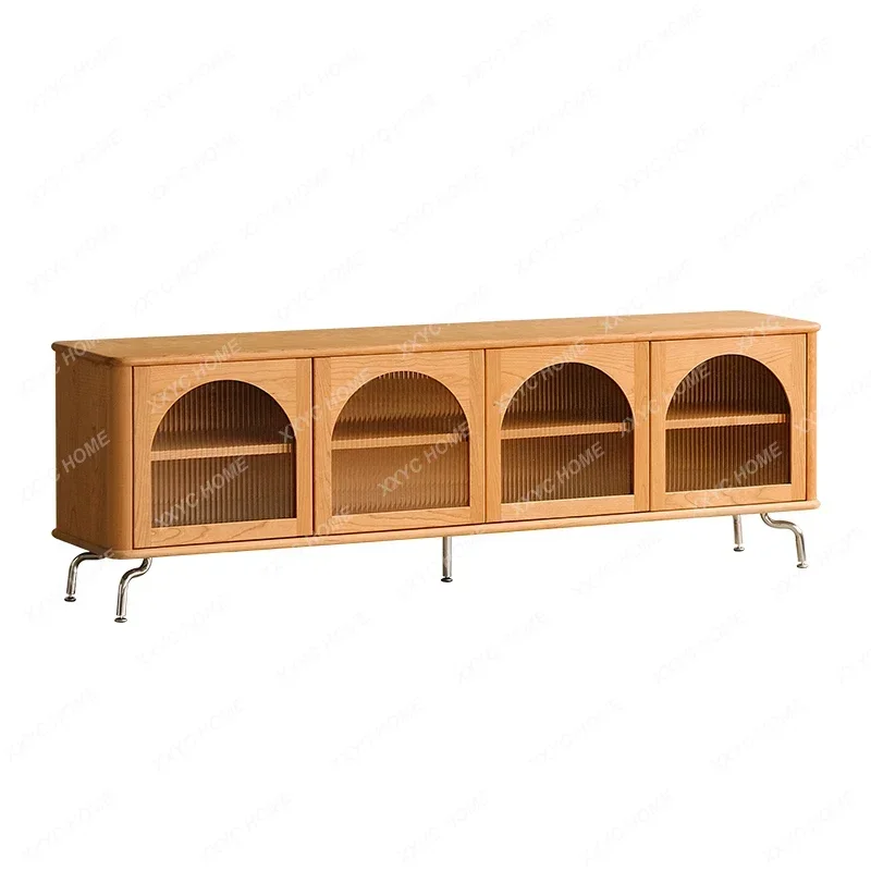 Nordic Solid Wood TV Cabinet Small Apartment Living Room Style Modern Wall Cabinet Combination Mid-Ancient Furniture TV Stand
Nordic Solid Wood TV Cabinet Small Apartment Living Room Style Modern Wall Cabinet Combination Mid-Ancient Furniture TV Stand