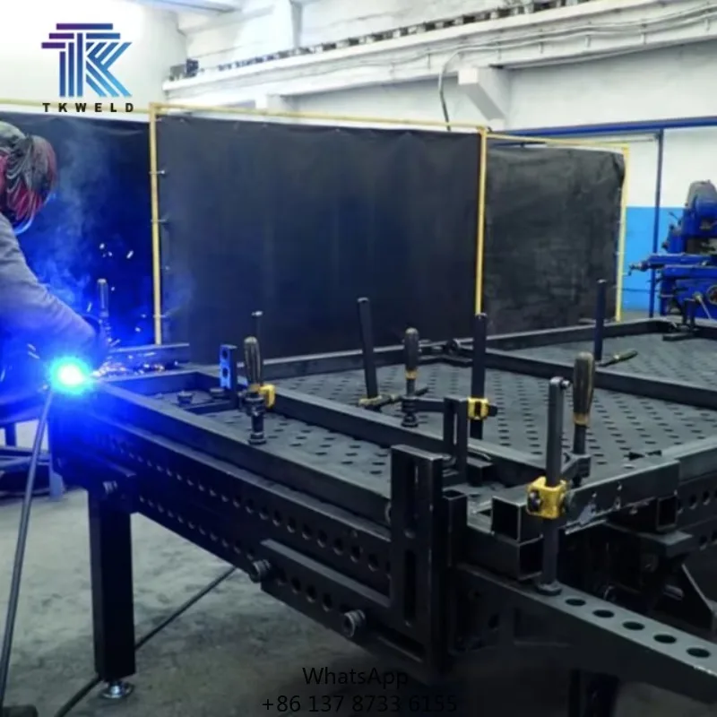 D16 D28 1000*800*200mm CE Certified Cast Iron Robot Welding Fixtures New Condition Soldering Station 3D Welding Table
D16 D28 1000*800*200mm CE Certified Cast Iron Robot Welding Fixtures New Condition Soldering Station 3D Welding Table