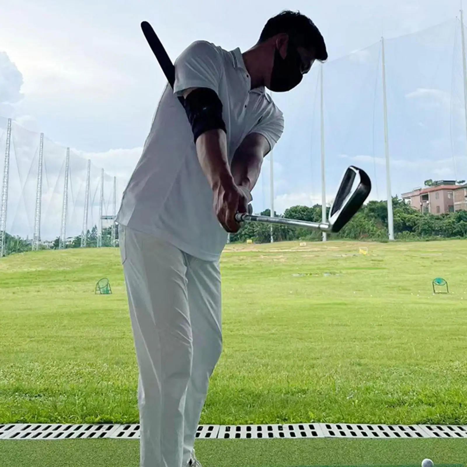 Тренажер для коррекции ударов в гольфе, портативный, предотвращает неправильное движение мяча вниз, сигнализация, аксессуары для гольфа, инструмент для исправления осанки
Тренажер для коррекции ударов в гольфе, портативный, предотвращает неправильное движение мяча вниз, сигнализация, аксессуары для гольфа, инструмент для исправления осанки