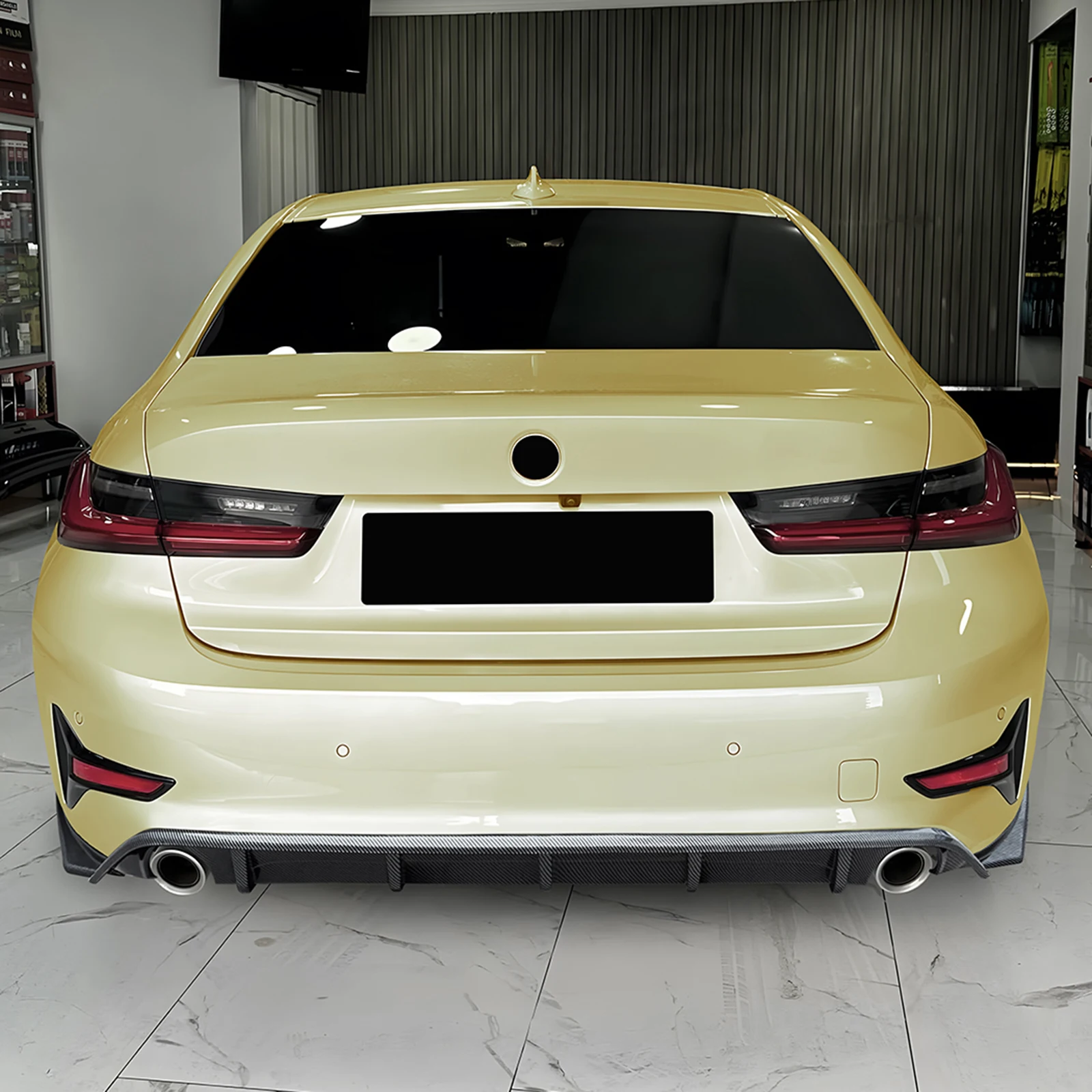 Car Rear Bumper Diffuser Lip Kit For BMW 3 Series G20 G21 2019-2022 Bumper Lips Spoiler Trim Splitter
Car Rear Bumper Diffuser Lip Kit For BMW 3 Series G20 G21 2019-2022 Bumper Lips Spoiler Trim Splitter