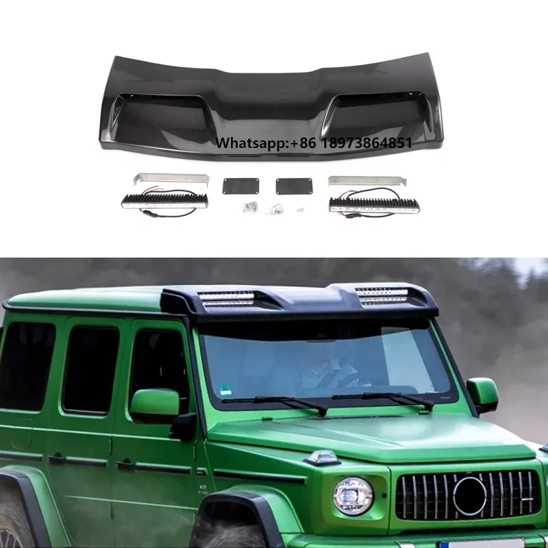 2019Y+ W464 4X4 Автомобильный спойлер на крышу в стиле вмятин с оригинальными фонарями, внешние аксессуары для автомобильных систем W463a 4x4 G Class
2019Y+ W464 4X4 Автомобильный спойлер на крышу в стиле вмятин с оригинальными фонарями, внешние аксессуары для автомобильных систем W463a 4x4 G Class