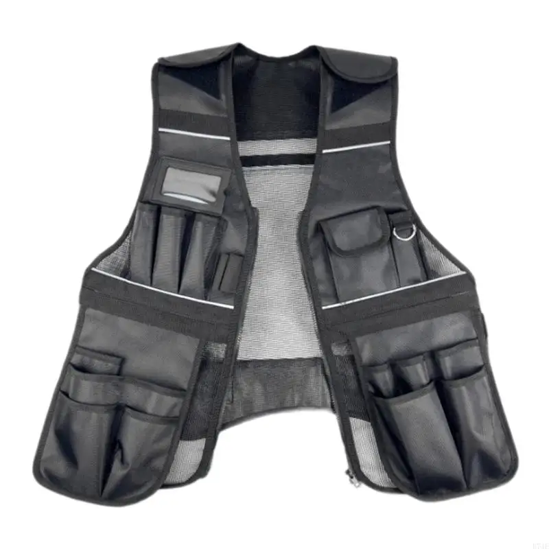 E74E Construction Tool Safety Vest With High Visibility And Multiple Storage Pockets
E74E Construction Tool Safety Vest With High Visibility And Multiple Storage Pockets