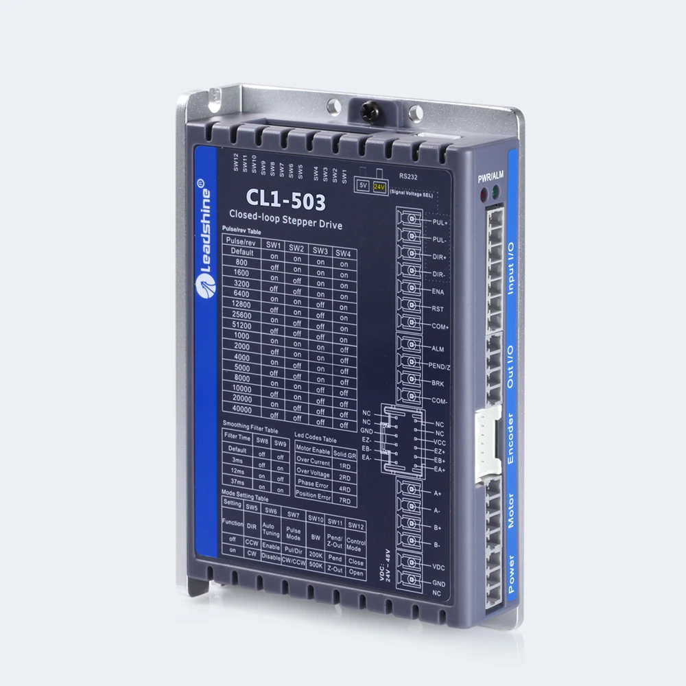 Original Leadshine CL1-503 with Z-axis feedback universal closed-loop driver for 42 type motor
Original Leadshine CL1-503 with Z-axis feedback universal closed-loop driver for 42 type motor