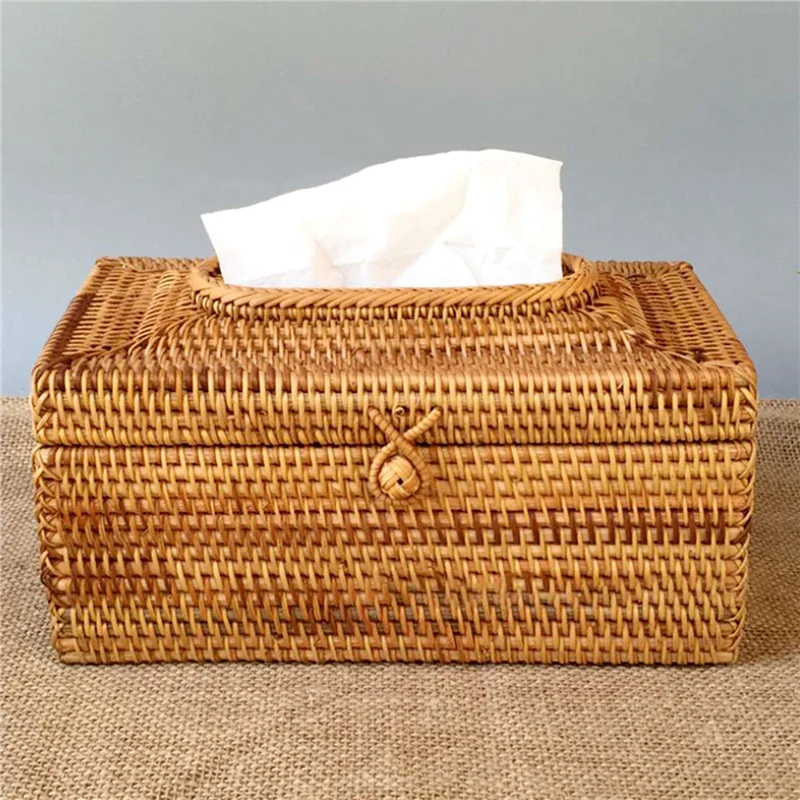 AB30-4X Paper Rack Rattan Tissue Box Elegant Home Decoration Handmade Desktop Tissue Container Napkin Storage Case
AB30-4X Paper Rack Rattan Tissue Box Elegant Home Decoration Handmade Desktop Tissue Container Napkin Storage Case
