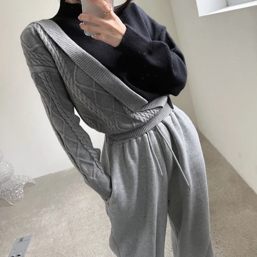 O-neck Long Sleeve All-match Loose Female Pullovers 2025 Autumn Winter Korean Chic Contrast Color Tops Casual Women Sweater
O-neck Long Sleeve All-match Loose Female Pullovers 2025 Autumn Winter Korean Chic Contrast Color Tops Casual Women Sweater