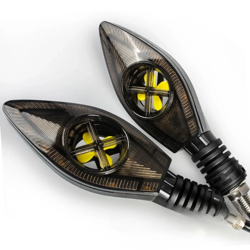 A Pair of Super Bright LED Motorcycle Flow Signal Lights Daytime Running Indicator Motorcycle Scooter Accessories
A Pair of Super Bright LED Motorcycle Flow Signal Lights Daytime Running Indicator Motorcycle Scooter Accessories
