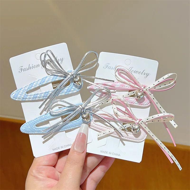 1 Piece Sweet Heart Bow BB Snap Hair Clips Simple Forehead Stray Hair Side Bangs Pins for Women Girls Invisible Edge Clips
1 Piece Sweet Heart Bow BB Snap Hair Clips Simple Forehead Stray Hair Side Bangs Pins for Women Girls Invisible Edge Clips