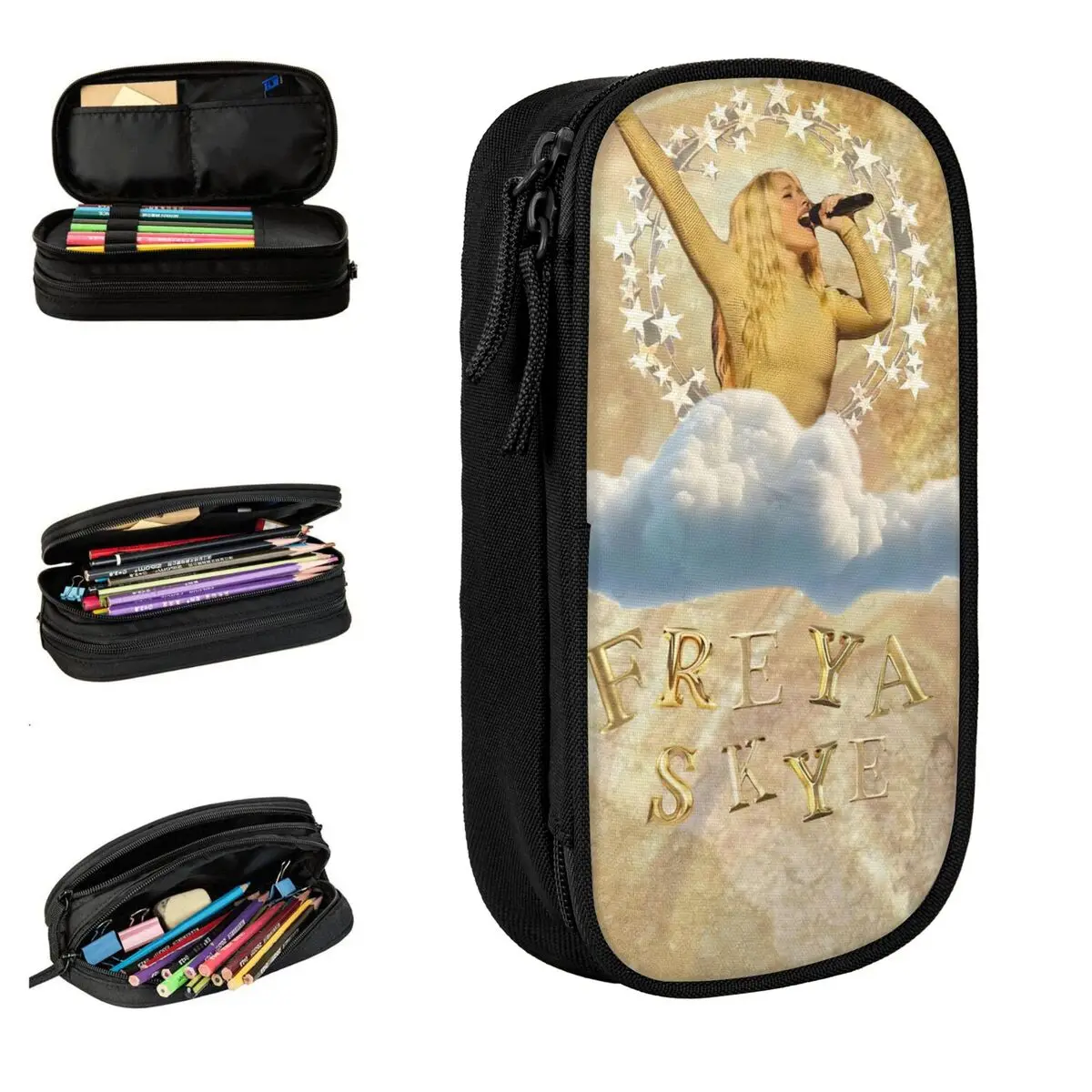 Freya Skye Silent Treatment Pencil Cases Fashion Pen Box Bags Girls Boys Large Storage Office Cosmetic Pencilcases
Freya Skye Silent Treatment Pencil Cases Fashion Pen Box Bags Girls Boys Large Storage Office Cosmetic Pencilcases