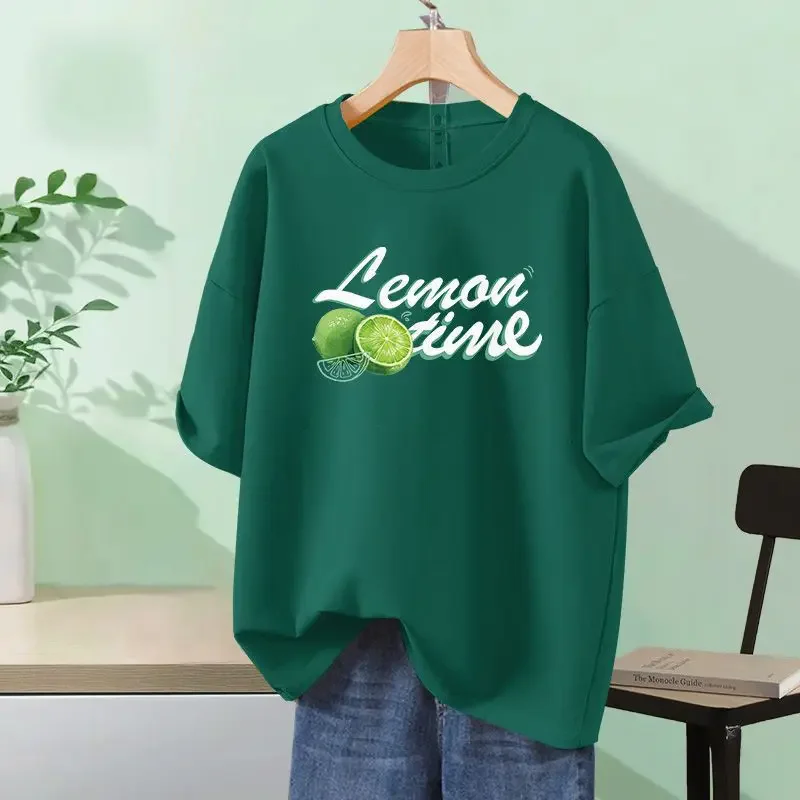 Women Summer Printed Loose T-shirt All Cotton O-neck Short Sleeve Basics Pullover Chic Casual Simple Loose Tops
Women Summer Printed Loose T-shirt All Cotton O-neck Short Sleeve Basics Pullover Chic Casual Simple Loose Tops
