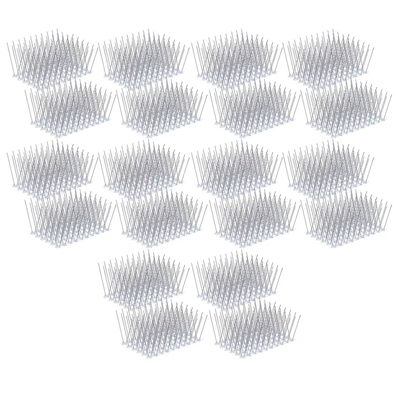 100 Pcs Bird Spikes, Stainless Steel Bird Deterrent Spikes Cover For Fence Railing Walls Roof Yard
100 Pcs Bird Spikes, Stainless Steel Bird Deterrent Spikes Cover For Fence Railing Walls Roof Yard