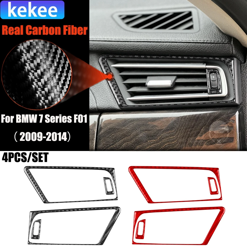 Carbon Fiber Car Accessories Dashboard Air Vent Interior Trim Cover Soft Sticker For BMW 7 Series F01 730li 740li 750li 2009-14
Carbon Fiber Car Accessories Dashboard Air Vent Interior Trim Cover Soft Sticker For BMW 7 Series F01 730li 740li 750li 2009-14