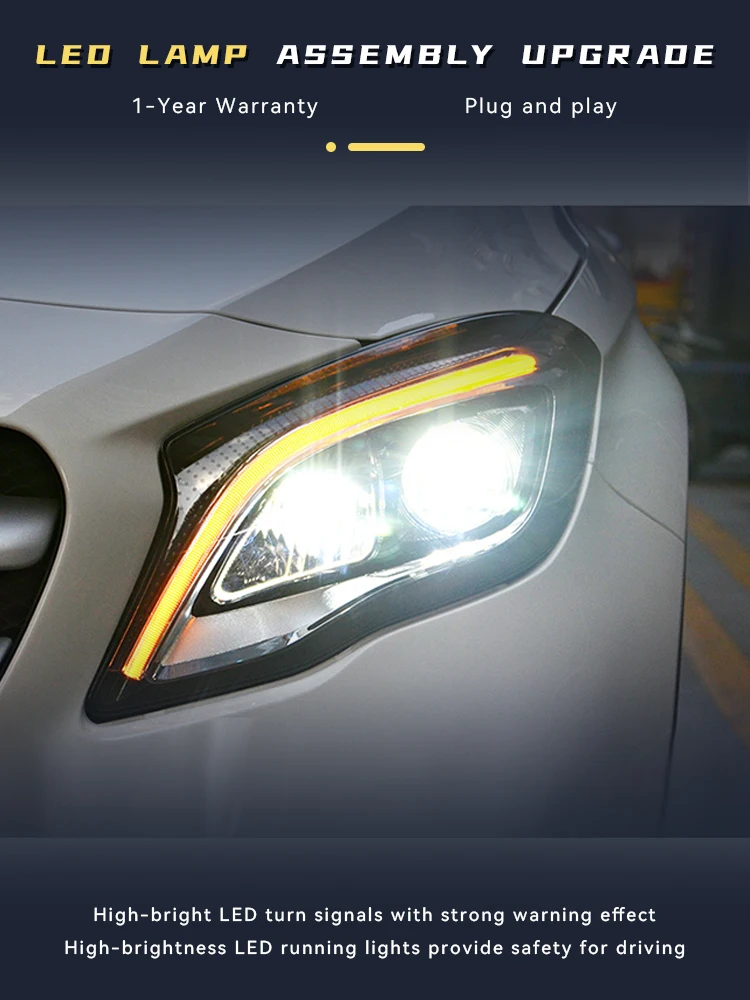 Автомобильные фары для Benz GLA200 GLA300 X156 2016-2019, полный Фонарь 2019, новейший дизайн, линза проектора DRL, аксессуары для ламп
Автомобильные фары для Benz GLA200 GLA300 X156 2016-2019, полный Фонарь 2019, новейший дизайн, линза проектора DRL, аксессуары для ламп