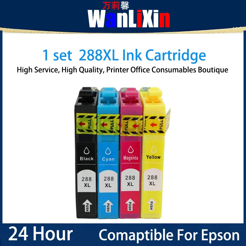 1 set 288XL Ink Cartridge Compatible For Epson XP-240 XP-330 XP340 XP-430 XP-434 XP440 XP446
1 set 288XL Ink Cartridge Compatible For Epson XP-240 XP-330 XP340 XP-430 XP-434 XP440 XP446