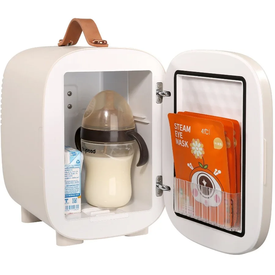 Mini Skin Care Fridge 4 L 6 Can Cute Makeup Fridge for Cosmetics Beverage Fruit Milk AC DC Cooler Warmer Mute Tiny Refrigerato
Mini Skin Care Fridge 4 L 6 Can Cute Makeup Fridge for Cosmetics Beverage Fruit Milk AC DC Cooler Warmer Mute Tiny Refrigerato