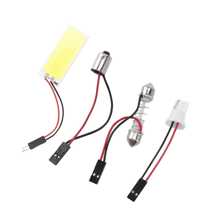 4X T10 501 W5W BA9S Festoon Dome Interior 36 LED COB Adapter Panel Light Bulb DC12V Pure White
4X T10 501 W5W BA9S Festoon Dome Interior 36 LED COB Adapter Panel Light Bulb DC12V Pure White