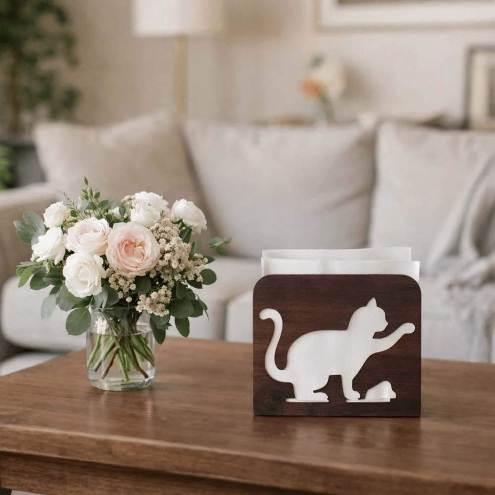 Retro Style Wooden Sunflower Napkin Holder Decorative Cute Animal Shaped Tissue Dispenser Detachable Butterfly Tissue Holder
Retro Style Wooden Sunflower Napkin Holder Decorative Cute Animal Shaped Tissue Dispenser Detachable Butterfly Tissue Holder