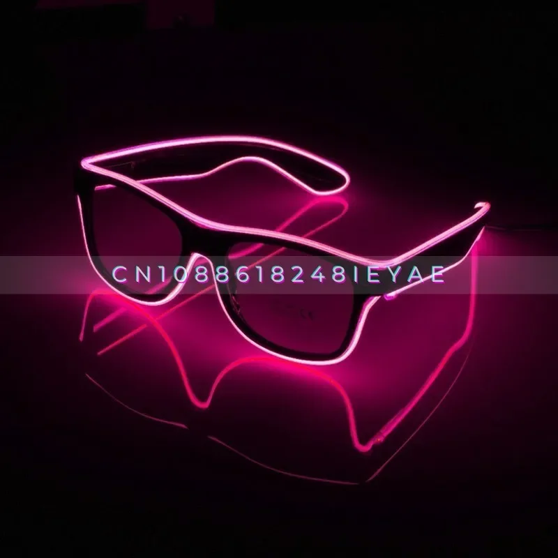 El Wire Glow Glasses Light Up Flashing Neon Glasses LED Sunglasses Glow for Halloween Bar Party Mask Decoration
El Wire Glow Glasses Light Up Flashing Neon Glasses LED Sunglasses Glow for Halloween Bar Party Mask Decoration