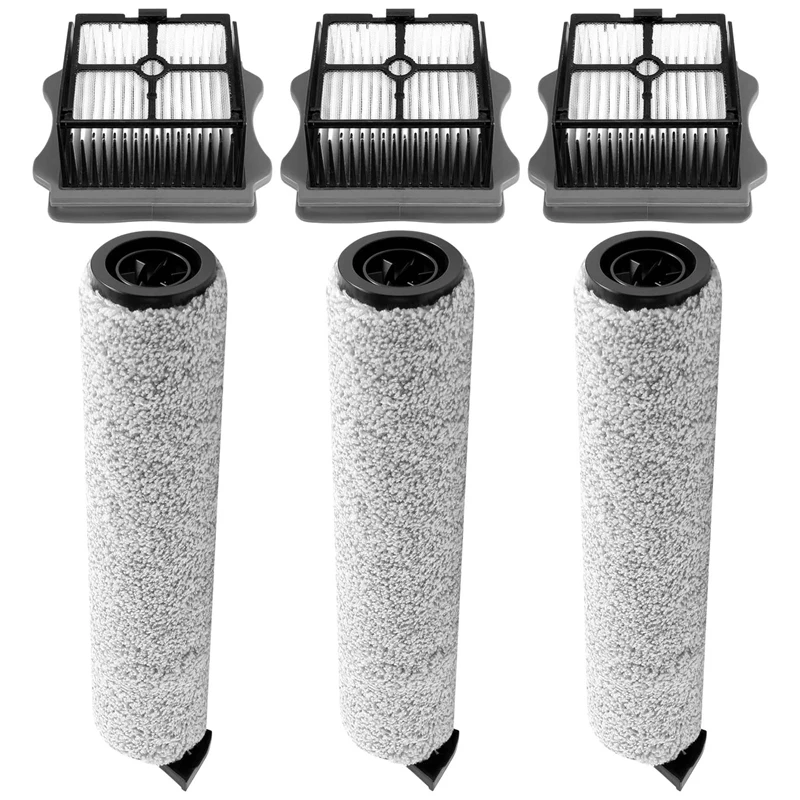 A26F-Replacement Roller Brush And Filter Kit Compatible For Tineco Floor One S3 And Ifloor 3 Cordless Wet Dry Vacuum
A26F-Replacement Roller Brush And Filter Kit Compatible For Tineco Floor One S3 And Ifloor 3 Cordless Wet Dry Vacuum