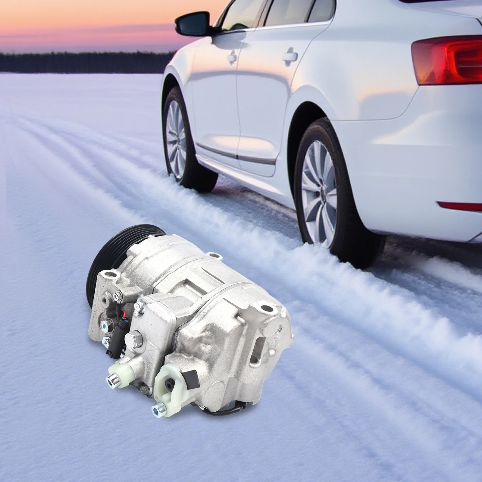 Air Conditioning Compressor A0002306511 A/C Compressor with 6 Grooves and Clutch for 2001-2012 Mercedes-Benz
Air Conditioning Compressor A0002306511 A/C Compressor with 6 Grooves and Clutch for 2001-2012 Mercedes-Benz