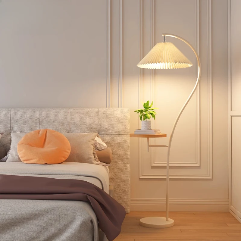 Pleated floor lamp living room sofa side storage coffee table cream wind Internet celebrity bedroom bedside advanced desk lamp
Pleated floor lamp living room sofa side storage coffee table cream wind Internet celebrity bedroom bedside advanced desk lamp