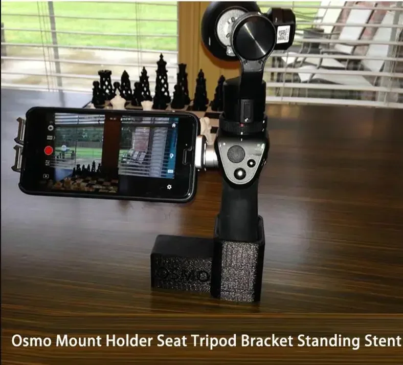 3D Printed Suit for DJI OSMO Mobile + Handheld Gimbal Camera Phone Upright Stander Monitor Base Bracket Adapter Mount
3D Printed Suit for DJI OSMO Mobile + Handheld Gimbal Camera Phone Upright Stander Monitor Base Bracket Adapter Mount