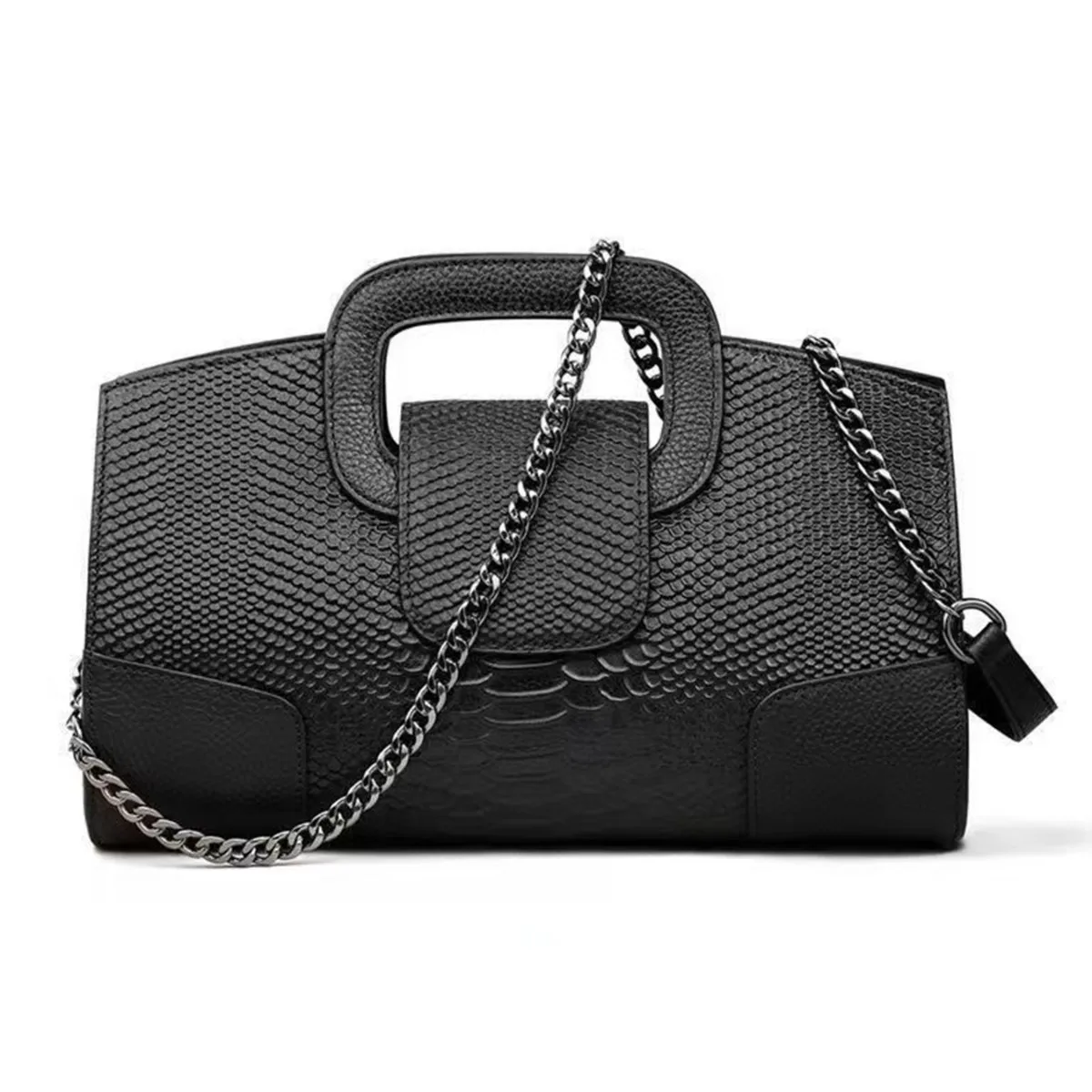 Stylish, simple and versatile, casual women's crocodile pattern chain, personalized commuting, shoulder clutch messenger bag
Stylish, simple and versatile, casual women's crocodile pattern chain, personalized commuting, shoulder clutch messenger bag