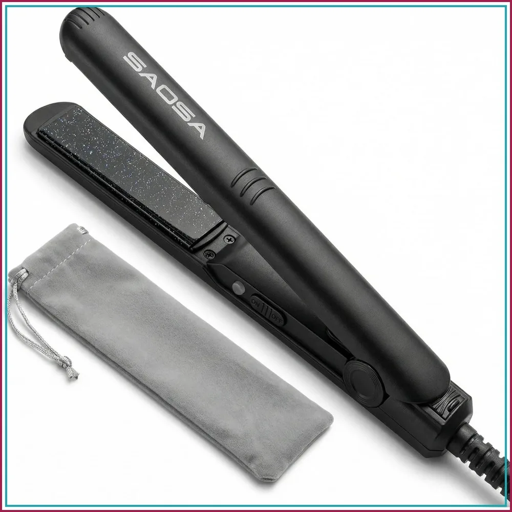 0.7 Inch Mini Flat Iron for Short Hair, Bangs & Edges, 410°F Fast Heat, Dual Voltage Travel Styler with Pouch
0.7 Inch Mini Flat Iron for Short Hair, Bangs & Edges, 410°F Fast Heat, Dual Voltage Travel Styler with Pouch
