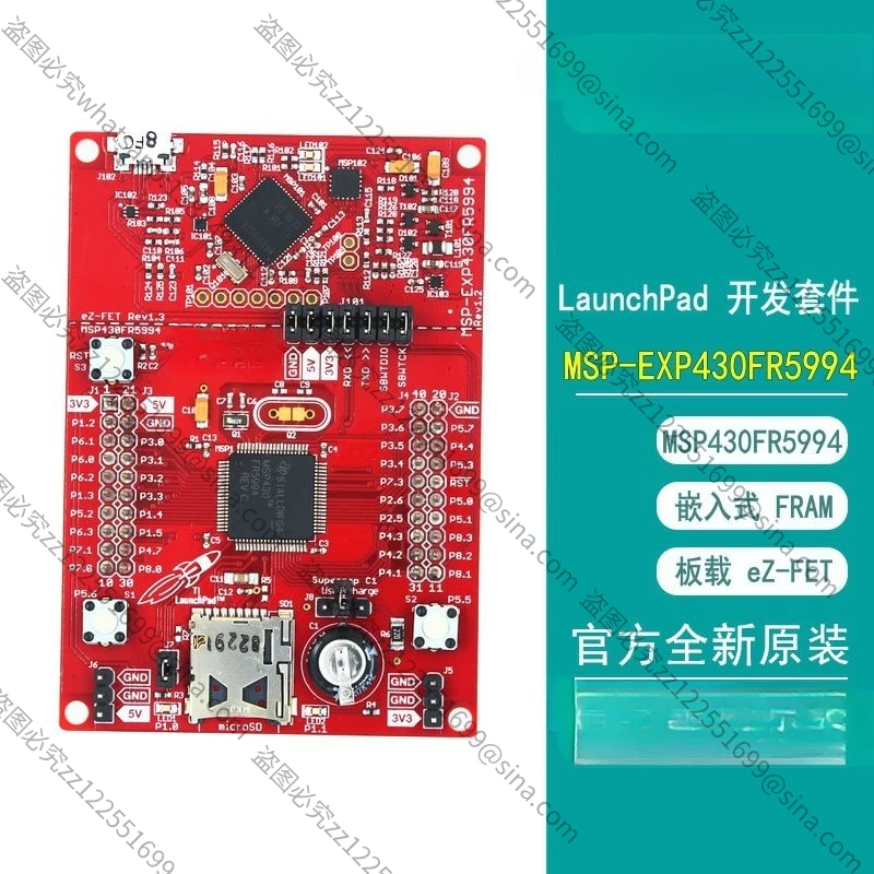 Для MSP-EXP430FR5994 MSP430FR5994 Комплект разработки LaunchPad, макетная плата
Для MSP-EXP430FR5994 MSP430FR5994 Комплект разработки LaunchPad, макетная плата