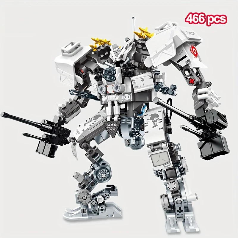466pcs Robot Weaponeer Weapon Building Blocks, Boy's Toys, Action Figure Robot Mini Bricks
466pcs Robot Weaponeer Weapon Building Blocks, Boy's Toys, Action Figure Robot Mini Bricks