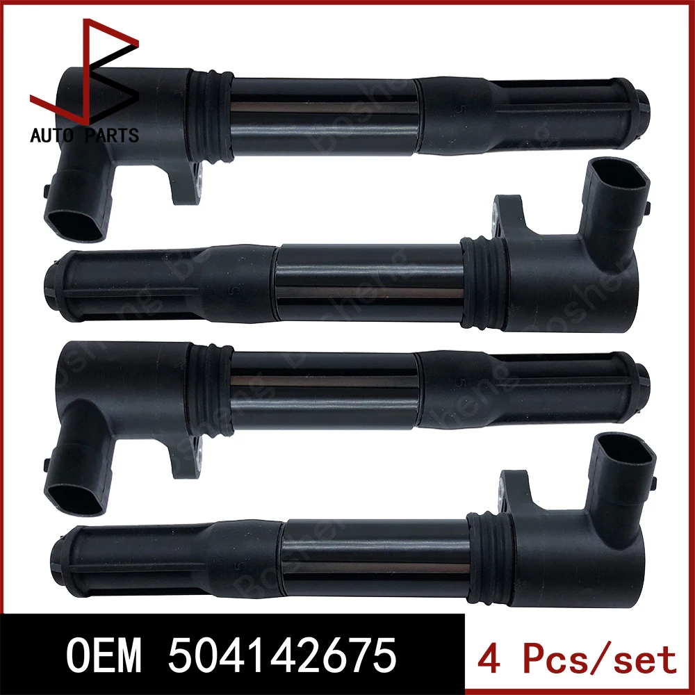 New 4 Pieces/set Ignition Coil for ALFA ROMEO MITO (955_) 1.4 2008-2018 OEM 504142675 01208108 1208108 55246099 03SKV028 1970442
New 4 Pieces/set Ignition Coil for ALFA ROMEO MITO (955_) 1.4 2008-2018 OEM 504142675 01208108 1208108 55246099 03SKV028 1970442