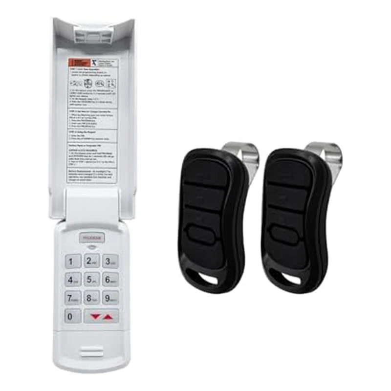 2 Pack G3T-R GK-R Keypad Garage Door Remote 3-Button Garage Door Remote Compatible Since 1995 315/390 MHZ, Replacement For G3T-R
2 Pack G3T-R GK-R Keypad Garage Door Remote 3-Button Garage Door Remote Compatible Since 1995 315/390 MHZ, Replacement For G3T-R