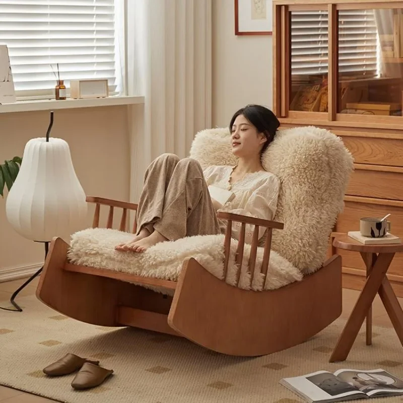 Vintage Single Living Room Rocking Chair Home Balcony Leisure Sofa Chair Nordic Creative Luxury Home Decor Ornaments Chaise
Vintage Single Living Room Rocking Chair Home Balcony Leisure Sofa Chair Nordic Creative Luxury Home Decor Ornaments Chaise