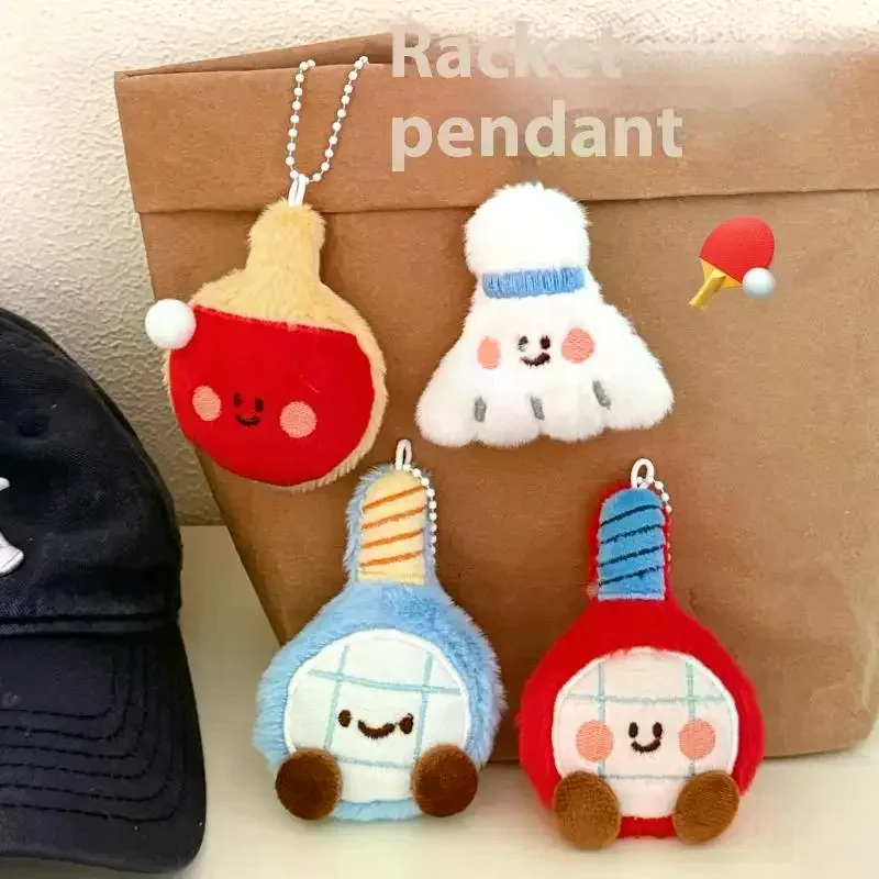 Cute Cartoon Plush Ball Decoration Doll Pendant Keychain Kawaii Football Table Tennis Racket Stuffed Doll Toys Pendant Gifts
Cute Cartoon Plush Ball Decoration Doll Pendant Keychain Kawaii Football Table Tennis Racket Stuffed Doll Toys Pendant Gifts