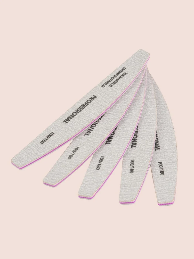 25/50PCS Professional Nail Files 100 180 EVA Half Moon Thickened Nail Files Sandpaper For Nails Manicure Salon Tool Set
25/50PCS Professional Nail Files 100 180 EVA Half Moon Thickened Nail Files Sandpaper For Nails Manicure Salon Tool Set