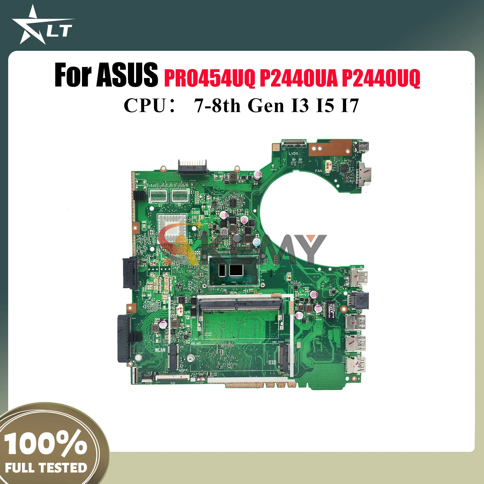 P2440UA Laptop Motherboard For ASUS ProArt P2440UA P2440U PRO454UQ P2440UF P2440UQ Mainboard With I3 I5 I7 CPU 100% tests OK stk
P2440UA Laptop Motherboard For ASUS ProArt P2440UA P2440U PRO454UQ P2440UF P2440UQ Mainboard With I3 I5 I7 CPU 100% tests OK stk