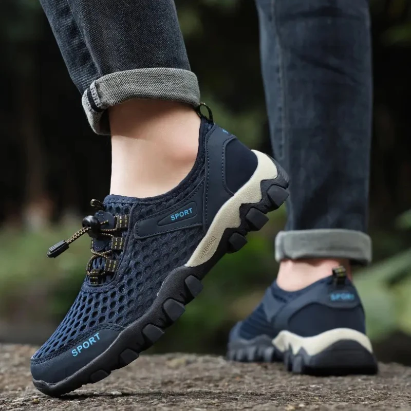 Men's Lightweight Breathable Large-sized Summer Fashion Sports Shoes with A Round Toe and Flat Heel for Hiking and Canyoning
Men's Lightweight Breathable Large-sized Summer Fashion Sports Shoes with A Round Toe and Flat Heel for Hiking and Canyoning