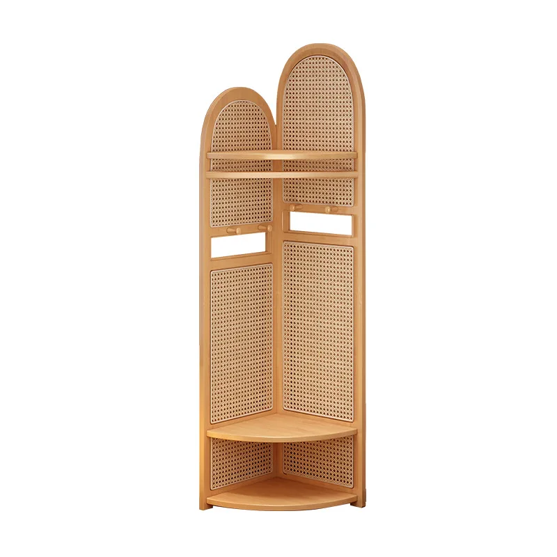 Coat Rack Floor-to-ceiling Rattan Corner Cabinet Drying Clothes Hanger Corner Multifunctional Living Room Hanger Stora
Coat Rack Floor-to-ceiling Rattan Corner Cabinet Drying Clothes Hanger Corner Multifunctional Living Room Hanger Stora