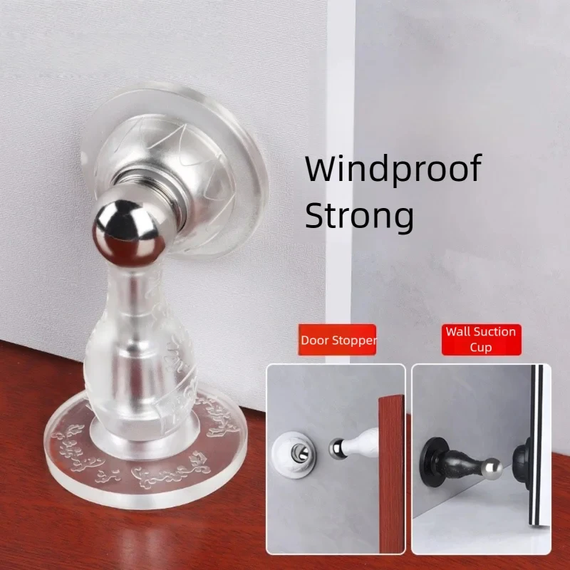 Silent Strong Magnetic Silicone Door Suction,Hotel & Household Anti-Collision Door Stop
Silent Strong Magnetic Silicone Door Suction,Hotel & Household Anti-Collision Door Stop
