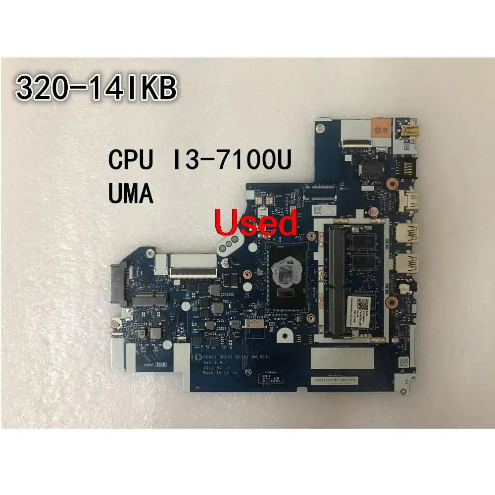 Используется для материнской платы ноутбука Lenovo Ideapad 320-14IKB I3-7100U UMA 4G FRU 5B20N82357
Используется для материнской платы ноутбука Lenovo Ideapad 320-14IKB I3-7100U UMA 4G FRU 5B20N82357