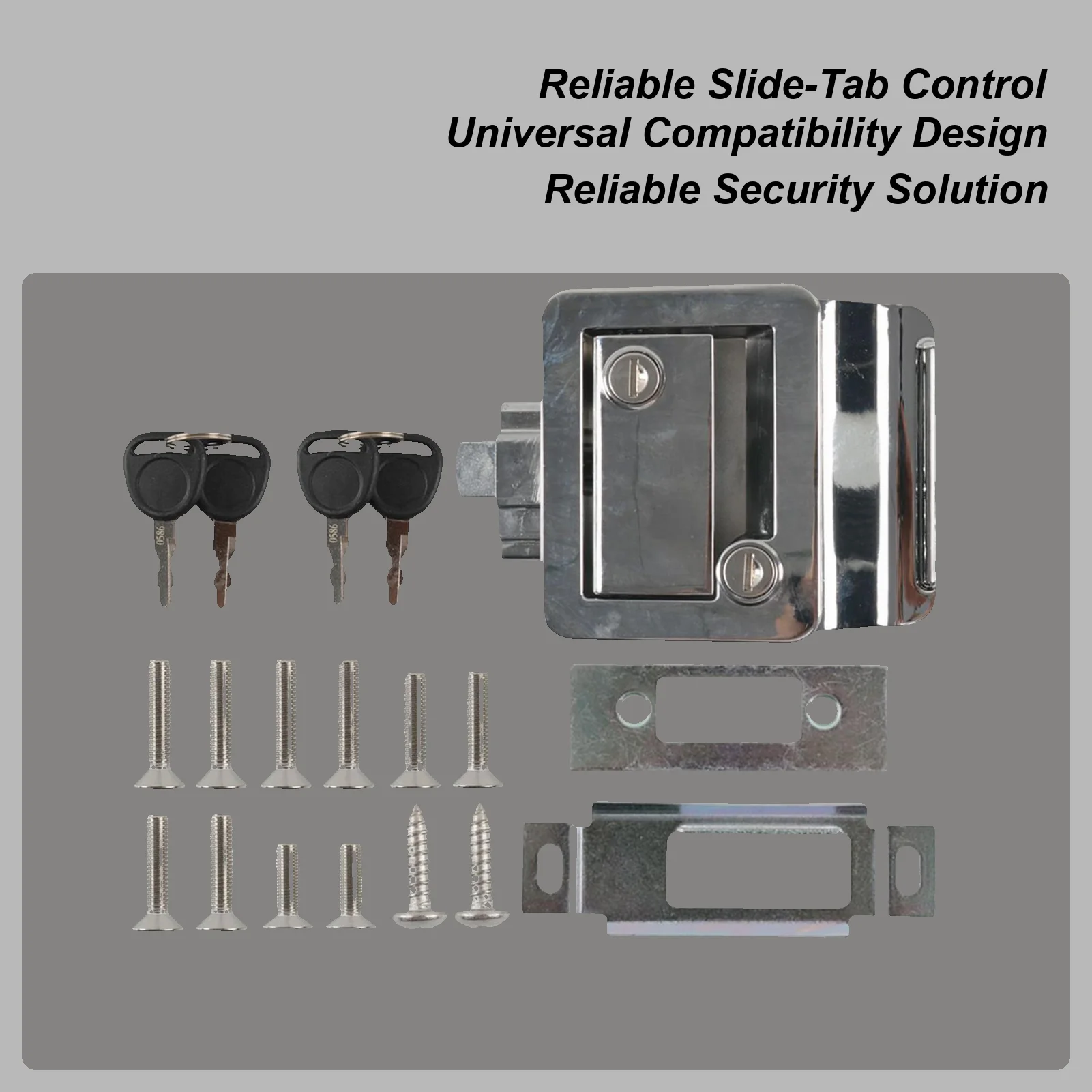 Trailer Door Lock Portable Security With 2 Keys Travel Trailer Latch Door Lock Set For Motorhome Hauler Campervan Truck Cargo
Trailer Door Lock Portable Security With 2 Keys Travel Trailer Latch Door Lock Set For Motorhome Hauler Campervan Truck Cargo