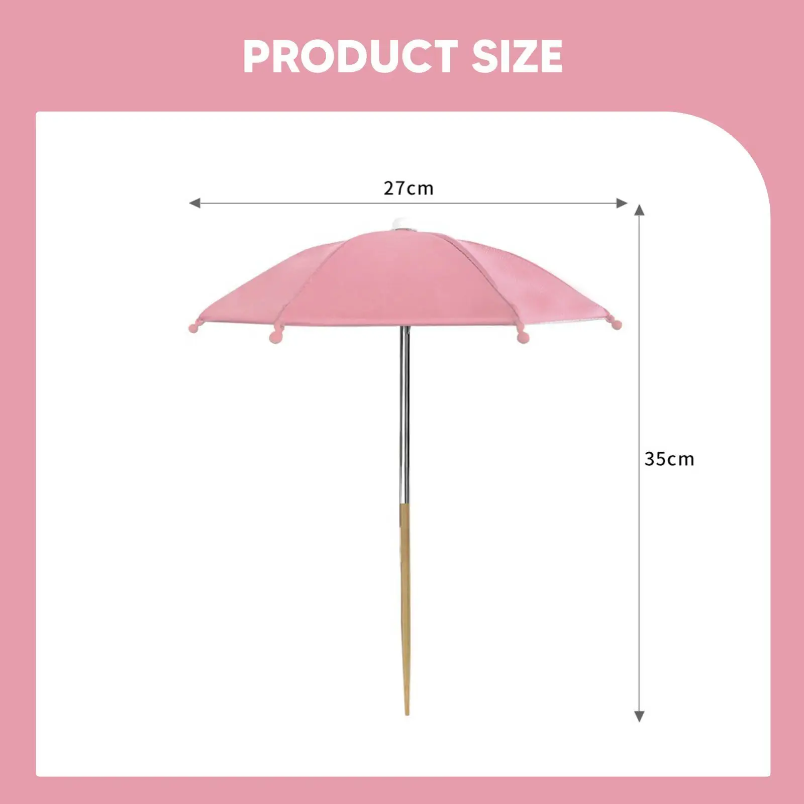 Sun Protection Plant Umbrella Silver Coated Wind Resistant Mini Umbrella for Patio Garden Bed
Sun Protection Plant Umbrella Silver Coated Wind Resistant Mini Umbrella for Patio Garden Bed