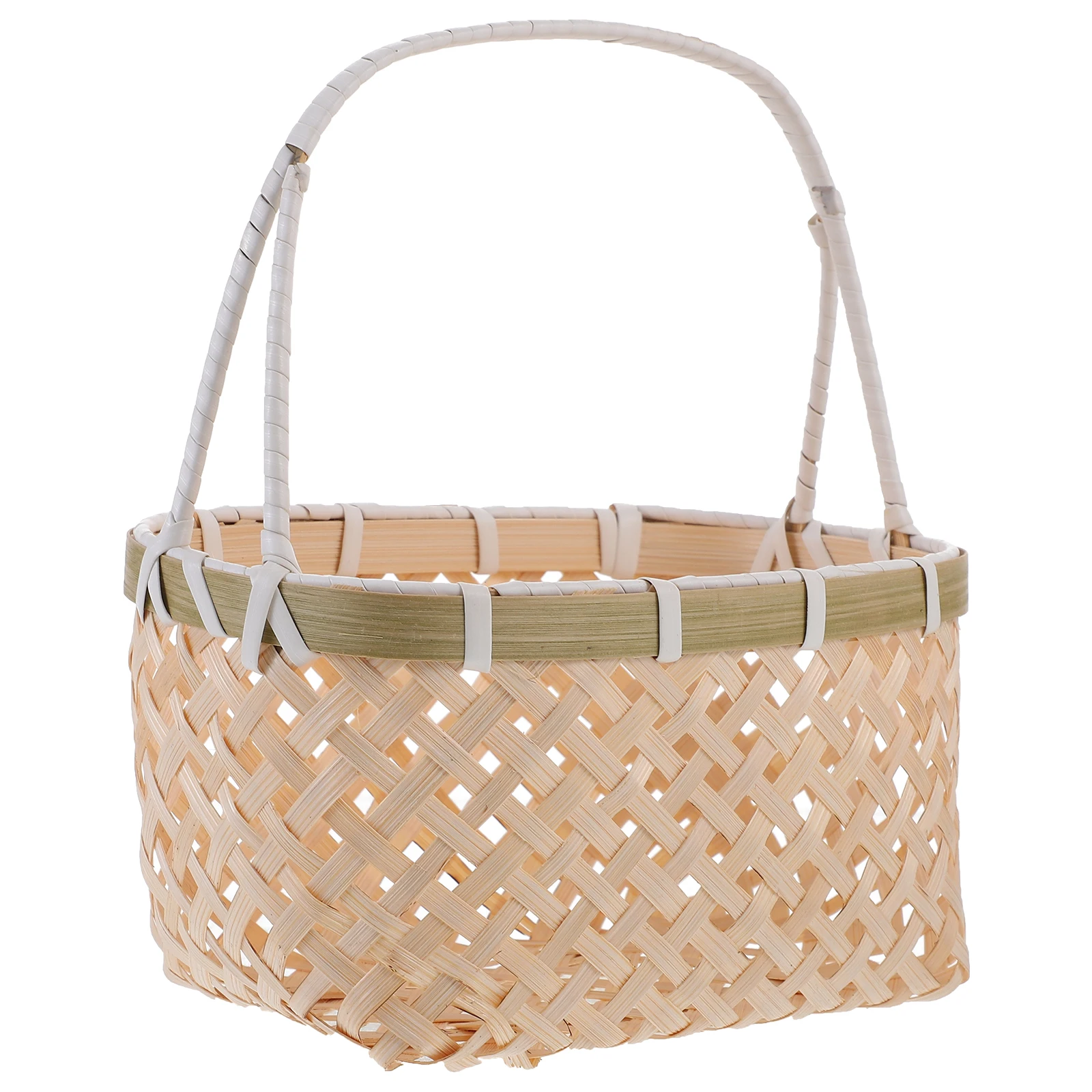 Bamboo Woven Storage Basket Handmade Portable Fruit Bread Holder Picnic Snacks Organizer Sundries Container
Bamboo Woven Storage Basket Handmade Portable Fruit Bread Holder Picnic Snacks Organizer Sundries Container