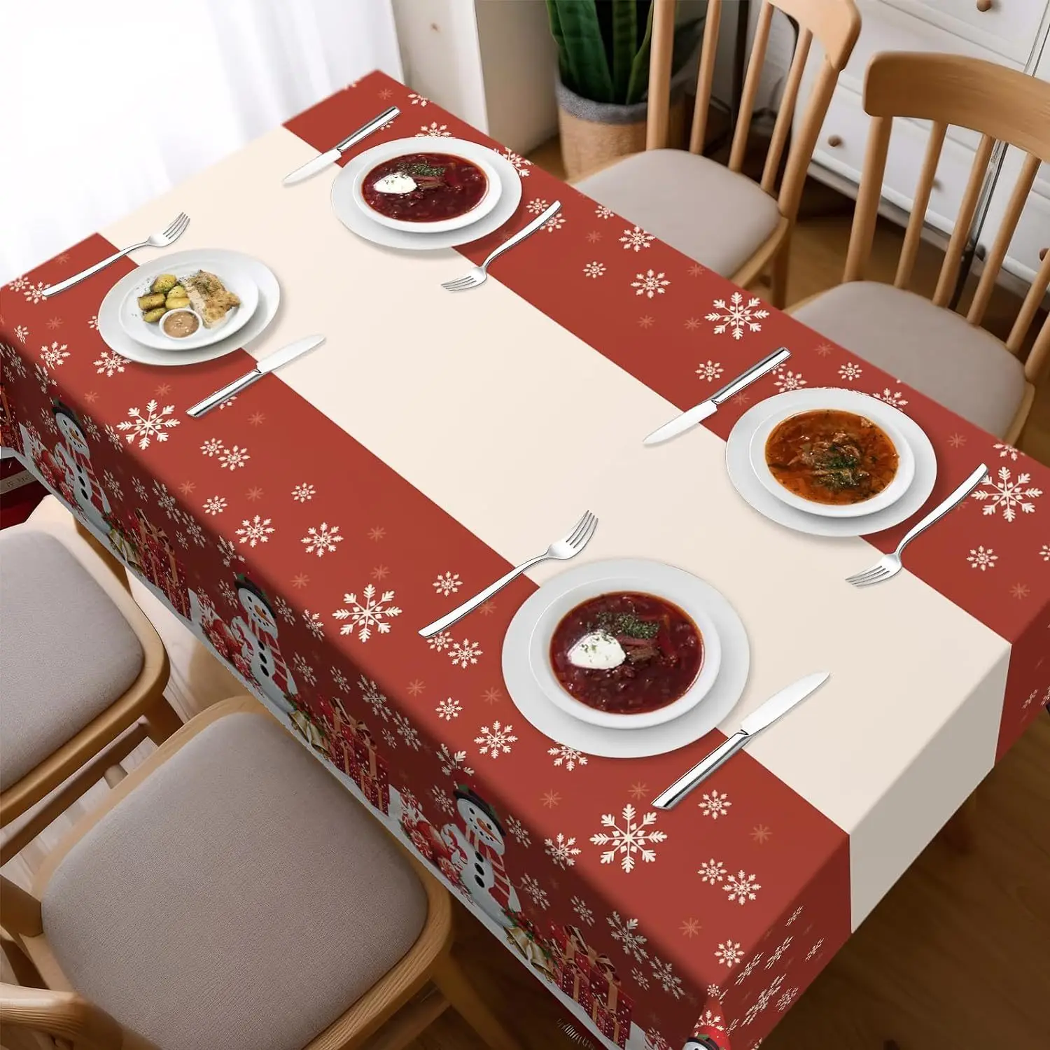Customized Christmas Table Cloth Christmas Party Supplies, Indoor and Outdoor Christmas Decoration Party, Home, Dinner
Customized Christmas Table Cloth Christmas Party Supplies, Indoor and Outdoor Christmas Decoration Party, Home, Dinner