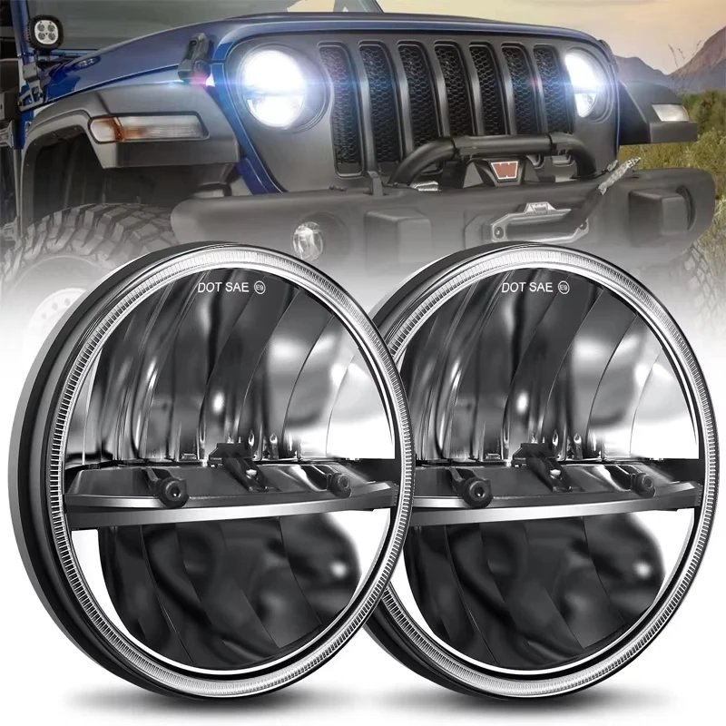 1PC 7Inch H4 LED Headlight Hi-Lo Beam Running Lights Motorcycle Headlamp for Toyota Jeep Wrangler TJ JK LJ CJ Suzuki Lada Niva
1PC 7Inch H4 LED Headlight Hi-Lo Beam Running Lights Motorcycle Headlamp for Toyota Jeep Wrangler TJ JK LJ CJ Suzuki Lada Niva