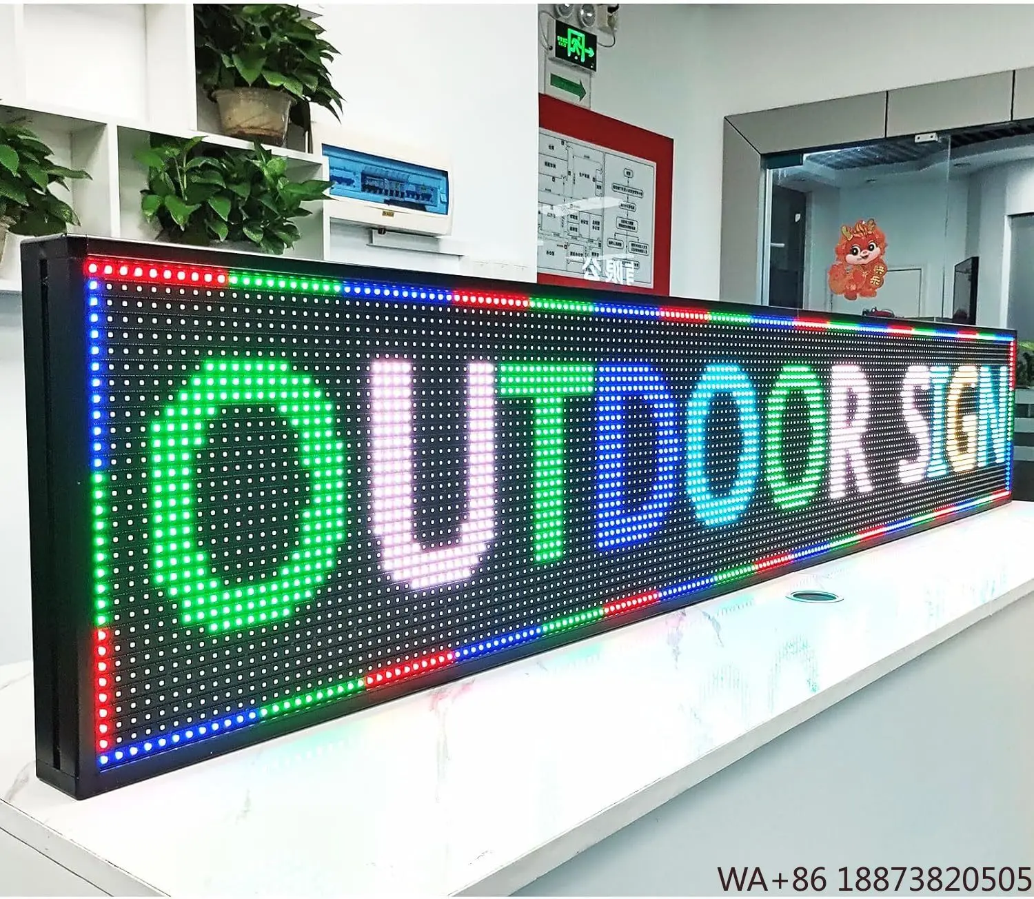 Customized Programmable P10 Scrolling Text Billboard Outdoor Waterproof LED Display Screen
Customized Programmable P10 Scrolling Text Billboard Outdoor Waterproof LED Display Screen