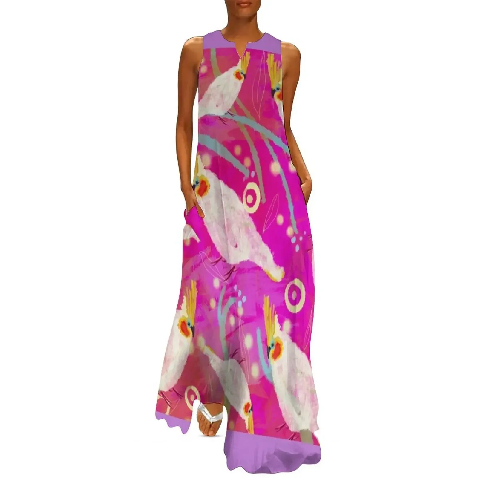 Vibrant Cockatiel print Long Dress women long dresses elegant evening dresses for women 2025 summer dress korean women Dress
Vibrant Cockatiel print Long Dress women long dresses elegant evening dresses for women 2025 summer dress korean women Dress