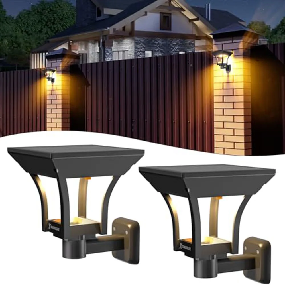 Solar Porch Lights Outdoor 2 Pack Solar Powered Wall Lights IP65 Waterproof Wall Sconce Lights Outdoor for Front Door Walkway
Solar Porch Lights Outdoor 2 Pack Solar Powered Wall Lights IP65 Waterproof Wall Sconce Lights Outdoor for Front Door Walkway