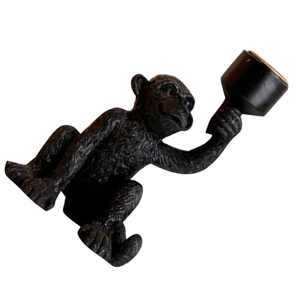 Candlestick Resin Statue Tealight Holders Ornaments Flashing Decoration Vintage Black Butter Lamp Table Centerpiece
Candlestick Resin Statue Tealight Holders Ornaments Flashing Decoration Vintage Black Butter Lamp Table Centerpiece