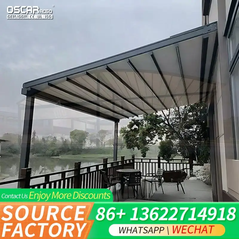 High Quality Customized Modern Design Outdoor Motorized PVC Bioclimatic Pergola for Garden Patio Balcony Retractable Canopy Perg
High Quality Customized Modern Design Outdoor Motorized PVC Bioclimatic Pergola for Garden Patio Balcony Retractable Canopy Perg